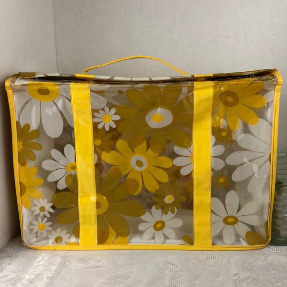 Vintage Handbags - Late 60’s 70’s flower power tote